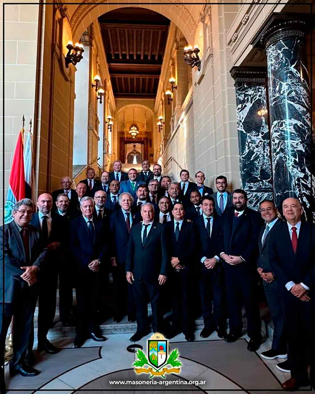 Encuentro De 33 Grandes Maestres De La CMI Gran Logia De La Argentina